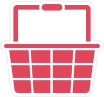 Basket Icon Style vector