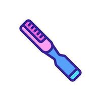 chisel tool icon vector outline illustration