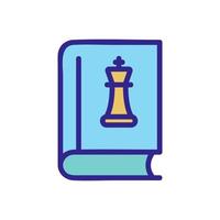 tutorial chess icon vector outline illustration