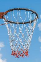 aro de baloncesto al aire libre foto