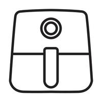cooking air fryer appliance icon vector for graphic design, logo, website, social media, mobile app, UI illustration