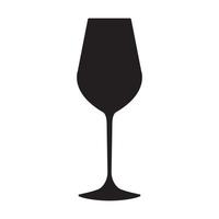 vector de icono de copa de vino para diseño gráfico, logotipo, sitio web, redes sociales, aplicación móvil, ilustración de interfaz de usuario