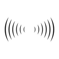 sound radio wave icon vector wifi sound signal connection for graphic design, logo, website, social media, mobile app, UI illustration