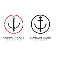 Anchor Logo Template vector symbol design