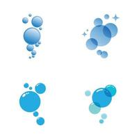 Natural realistic bubble illustration vector design