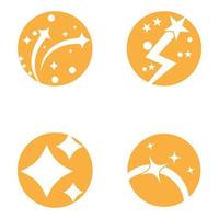 Star icon Template vector illustration design