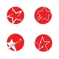 Star icon Template vector illustration design