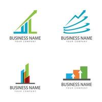 Business Finance professional logo template vector icon