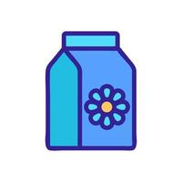 chamomile potting flower icon vector outline illustration