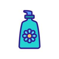 chamomile cream tube icon vector outline illustration