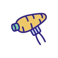 carrot and fork icon vector outline illustration