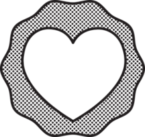 diseño de símbolo de signo de icono de corazón png