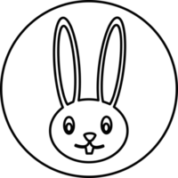 konijn pictogram teken symbool ontwerp png