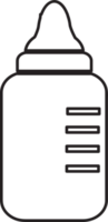 nappmjölk flaska ikon tecken symbol design png