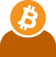 Bitcoin icon sign symbol design png