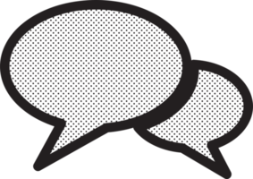 Speech bubble icon sign symbol design png