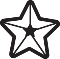 Star icon sign symbol design png