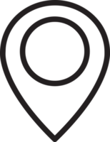 pin locatie pictogram teken symbool ontwerp png