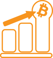 Bitcoin ikon tecken symbol design png