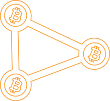 bitcoin icona segno simbolo design png