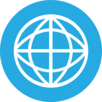 Globe icon world sign symbol design png