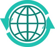globe icône signe symbole conception png