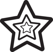 diseño de símbolo de signo de icono de estrella png