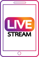live streaming online teken symbool ontwerp png