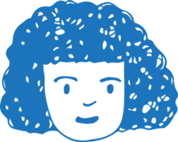 People face cartoon icon avatar design png