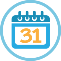 Calendar icon sign symbol design png