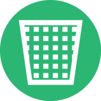 Trash can icon sign symbol design png