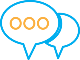 Speech bubble icon sign symbol design png