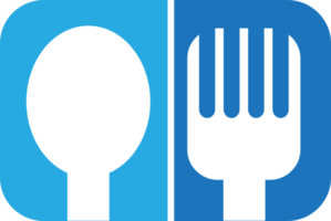 cuchara tenedor icono signo símbolo diseño