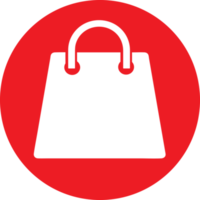 Shopping bag icon Sale package sign design png