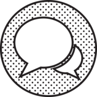 Sprechblase Chat-Symbol Zeichen Symbol Design png