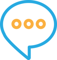 Speech bubbles icon sign symbol design png