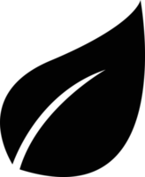 design de símbolo de sinal de ícone de folha png