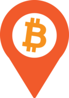 Bitcoin icon sign symbol design png