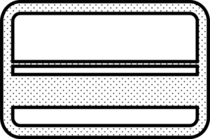 design de símbolo de sinal de ícone de cartão de crédito png