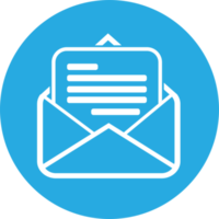 diseño de símbolo de signo de icono de correo electrónico y correo png