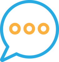 Speech bubbles icon sign symbol design png