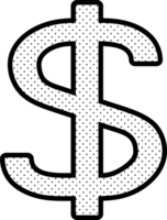 dollar pictogram teken symbool ontwerp png