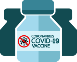 diseño de icono de vacuna coronavirus covid-19 png