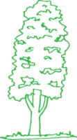 árboles con diseño de letrero de icono de hojas png