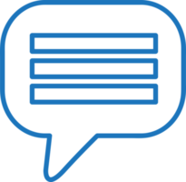 Speech bubble icon sign design png