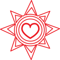 coeur icône signe symbole conception png