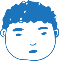 People face cartoon icon avatar design png