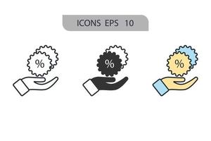 offer icons  symbol vector elements for infographic web