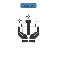 Gifts icons  symbol vector elements for infographic web