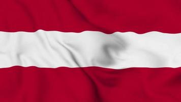 tela de bandera ondeante. es la bandera de la nación de austria. consta de tres bandas de color en el siguiente orden rojo, blanco y rojo. video